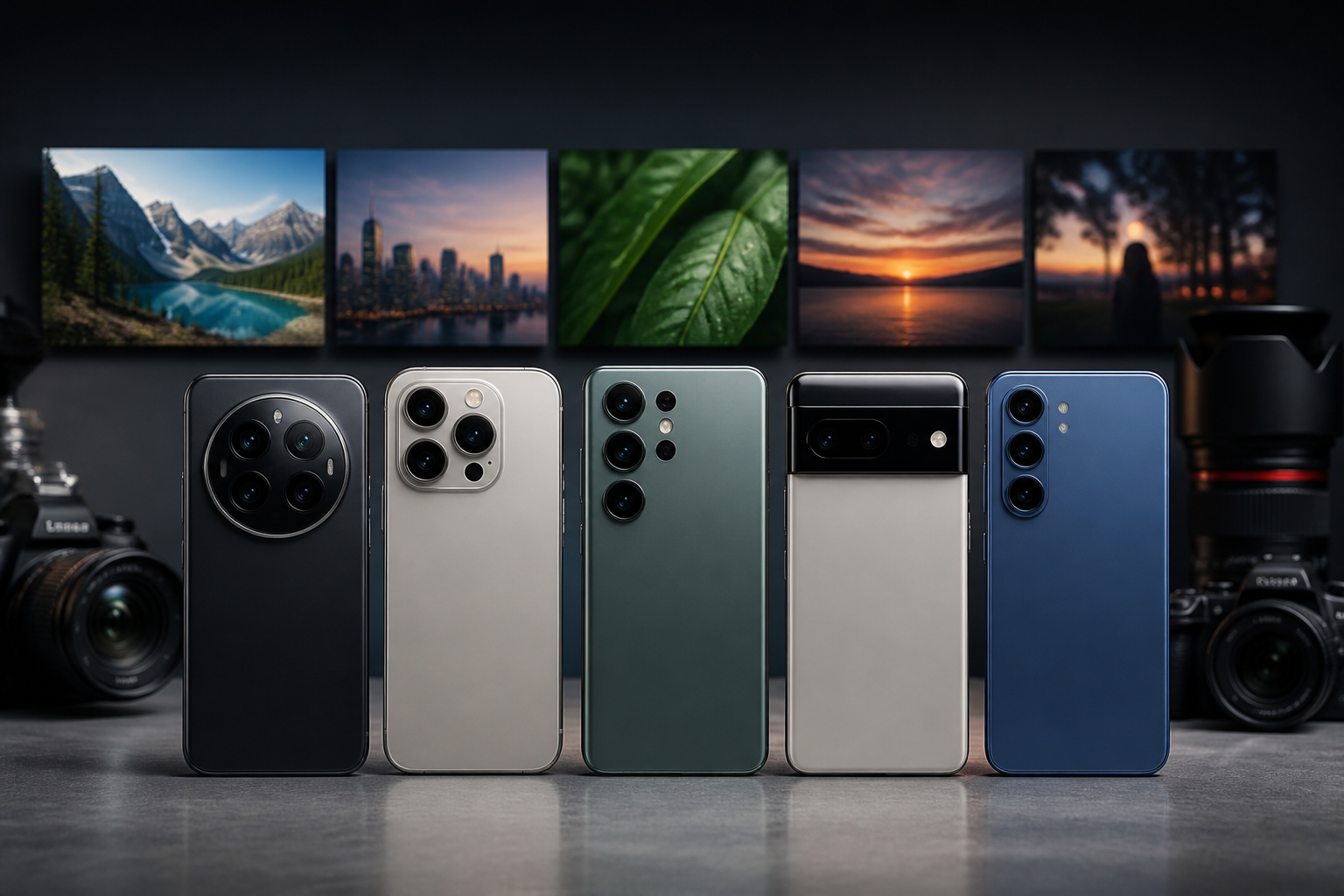 Imagem destacada sobre 5 celulares que já substituem câmeras dedicadas em 2026