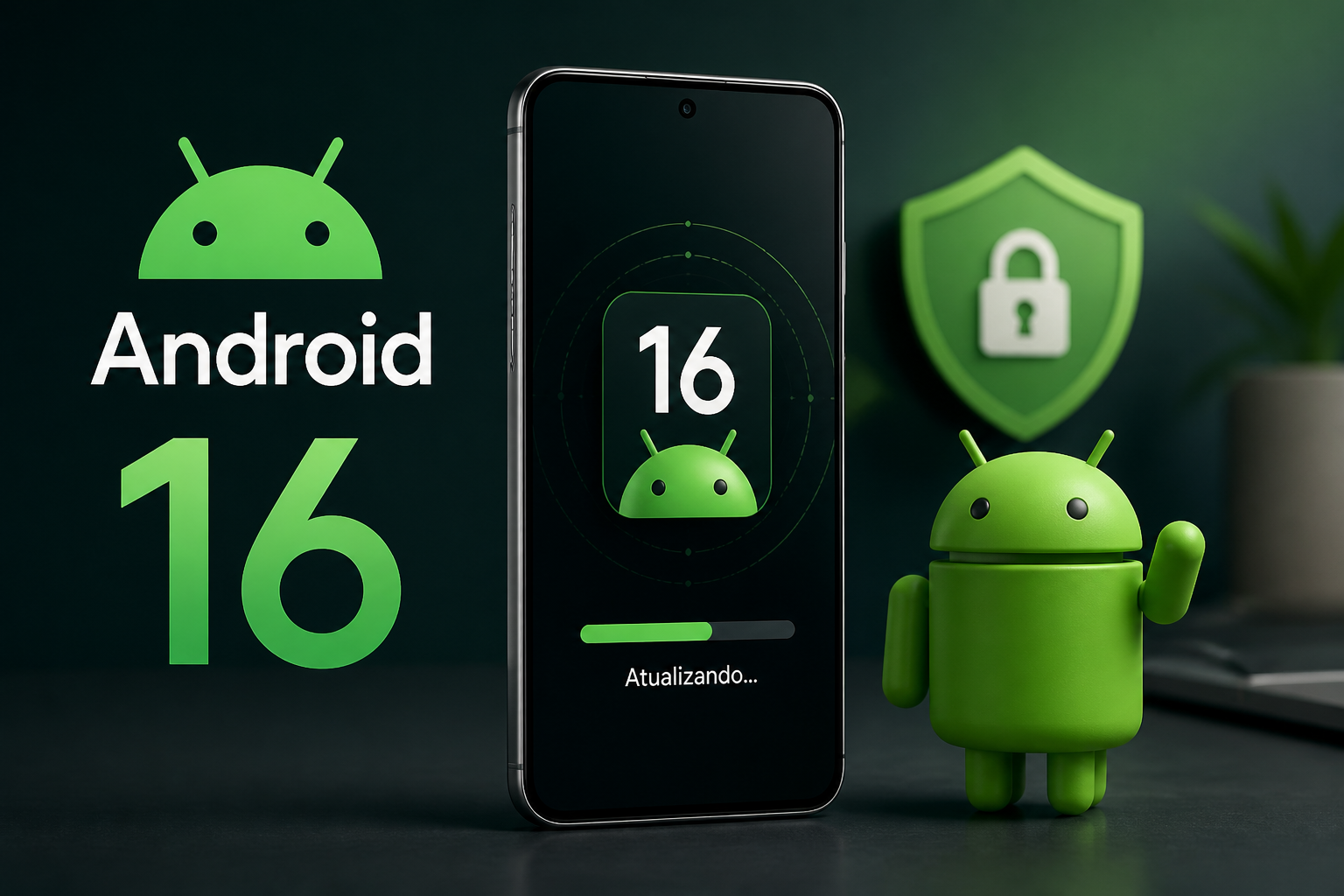 Detalhes sobre Android 16