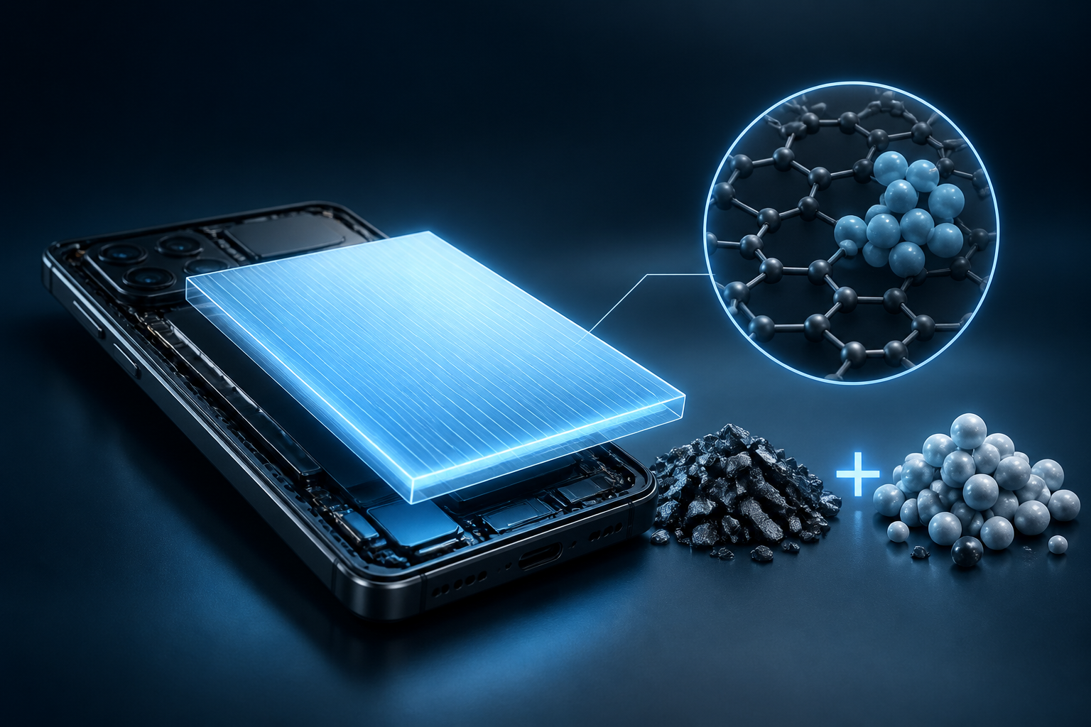 Detalhes sobre Bateria de Silício-Carbono: O Que É e Por Que Revoluciona os Smartphones em 2026