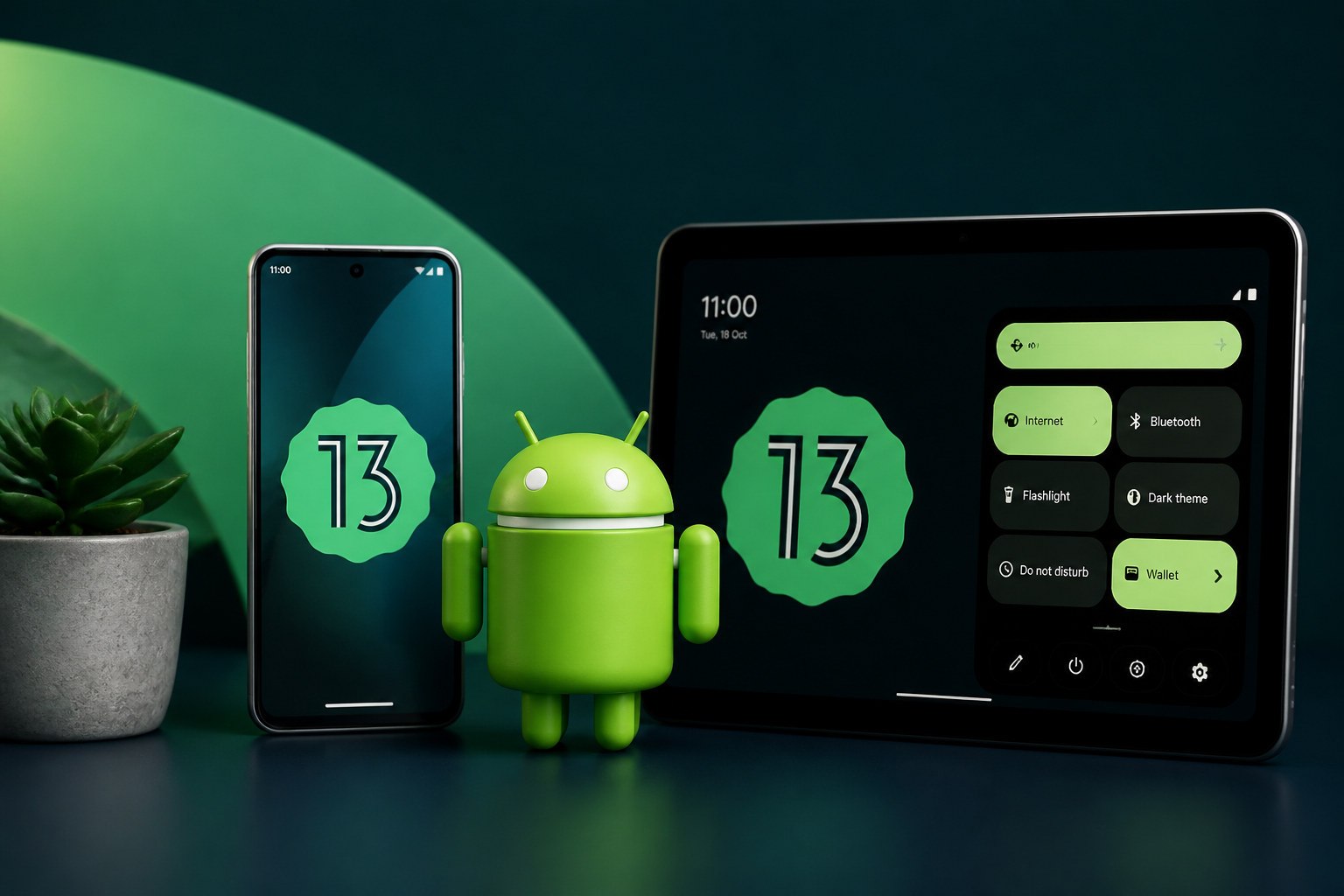 Detalhes sobre Android 13