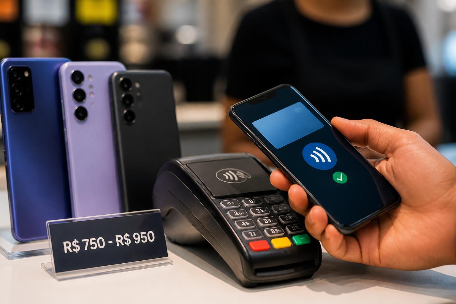 Detalhes sobre Celulares baratos com NFC no Brasil: opções entre R$ 750 e R$ 950 pagamentos
