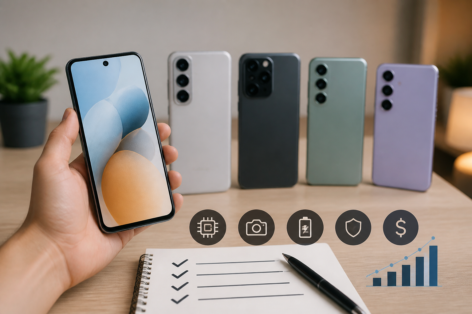Celulares bons comprar em 2026: principais opções e o que observar antes da aplicado a smartphones