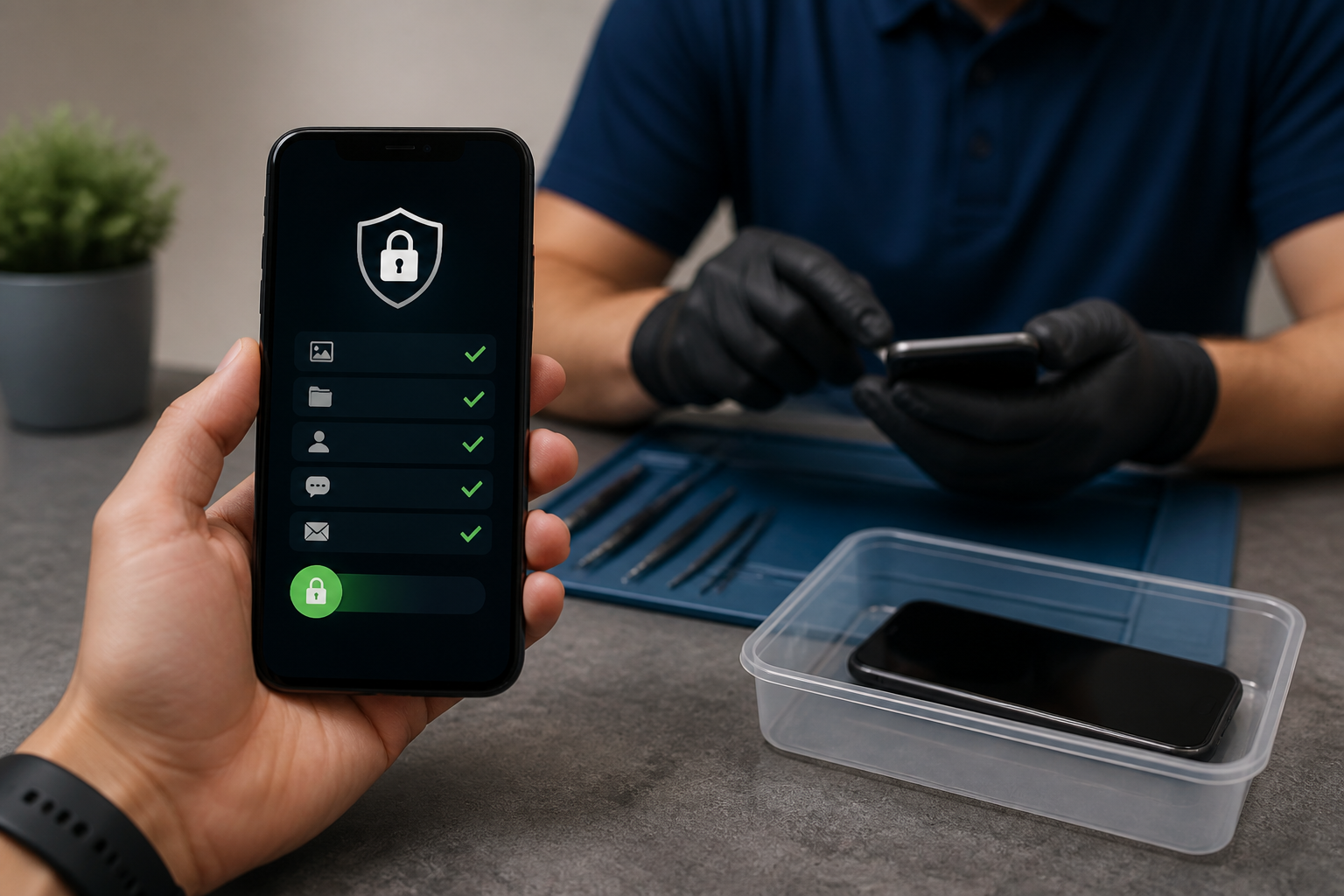 Como blindar seus arquivos antes de entregar o celular a um técnico ou atendente Imagem destacada sobre Como blindar seus arquivos antes de entregar o celular a um técnico ou atendente