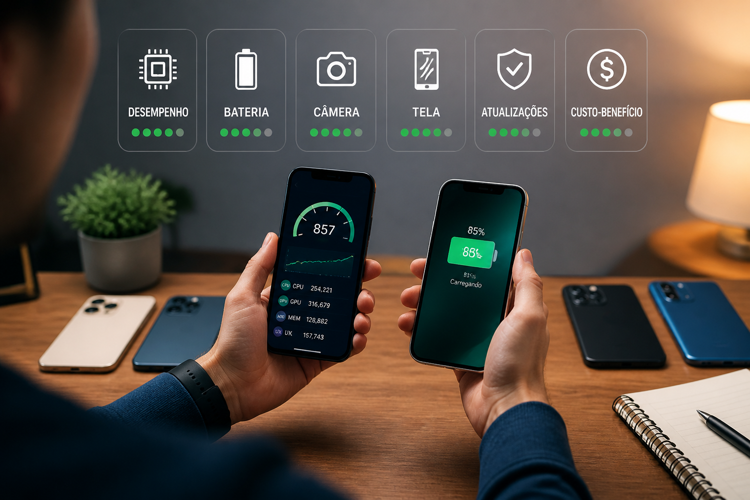 Como Saber se um Celular é Bom: Atualizado Escolher seu Próximo Smartphone aplicado a smartphones
