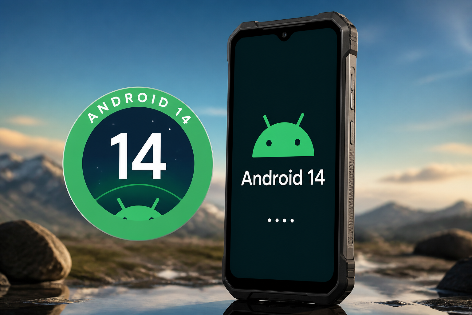 Imagem destacada sobre Android 14
