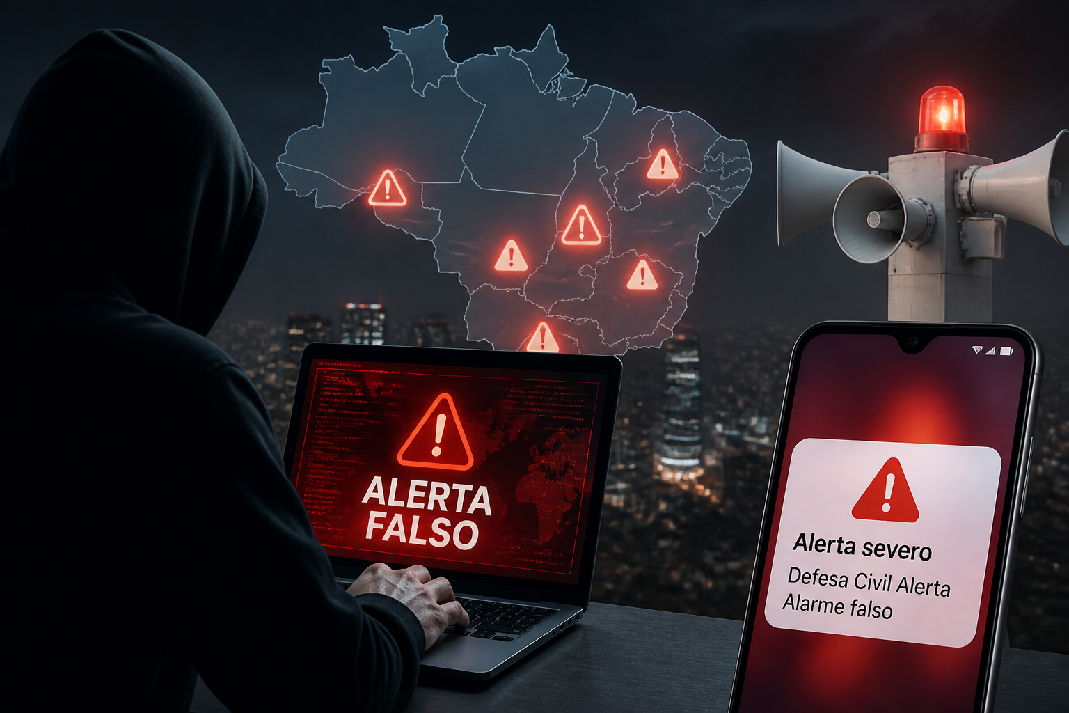 Detalhes sobre Hackers Invadem Sistema Defesa Civil Alerta e Disparam Alarmes Falsos no Brasil