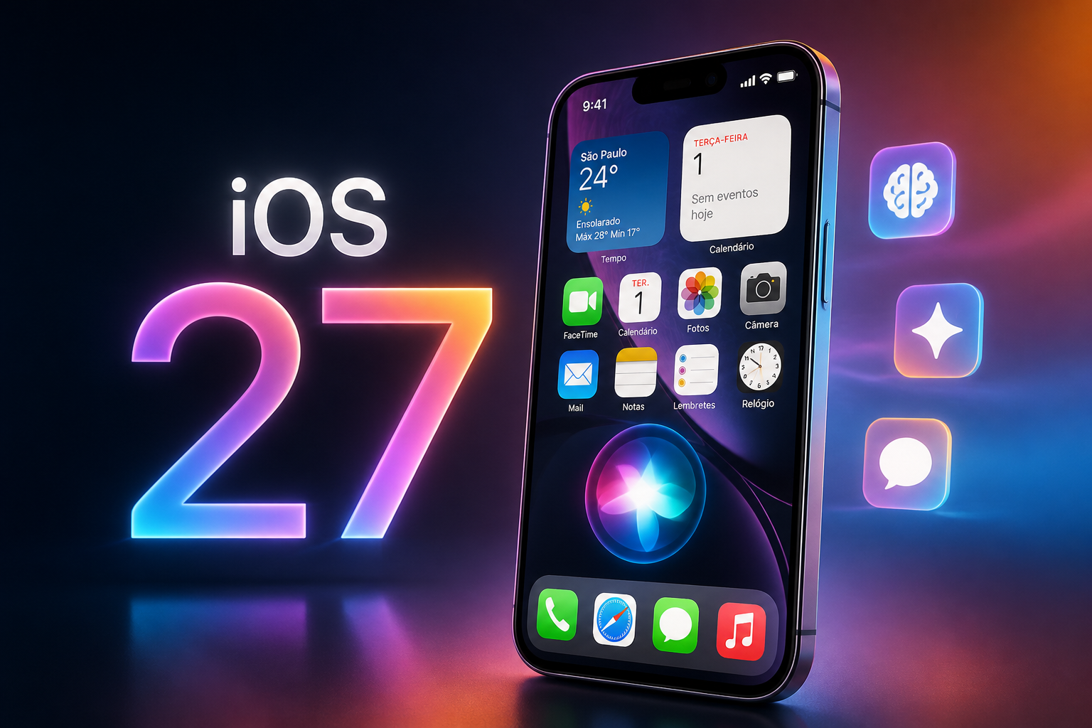 Imagem destacada sobre iOS 27