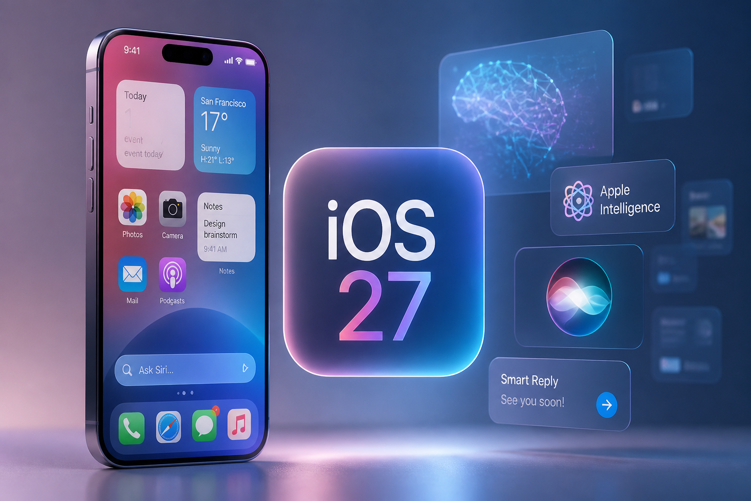 iOS 27 aplicado a smartphones