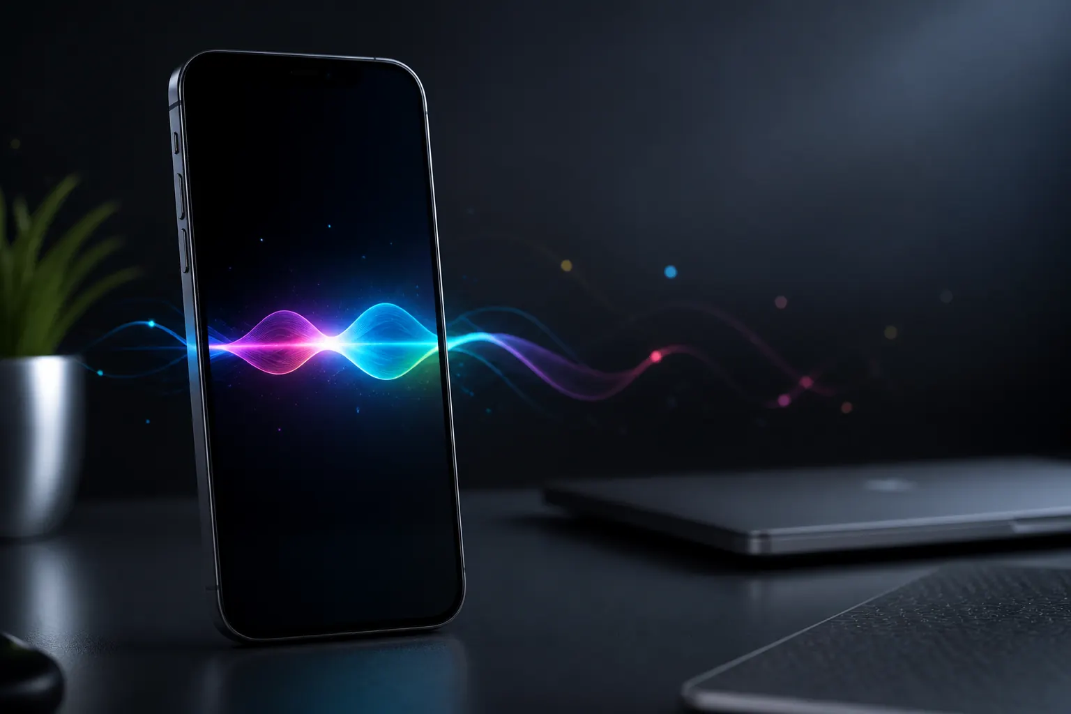 Imagem ilustrativa original sobre Siri mais inteligente no iOS