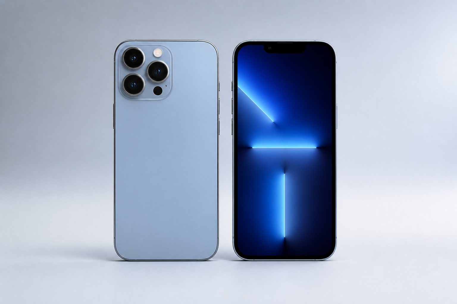 iPhone 13 Pro ainda vale a pena comprar em 2026? Análise técnica completa aqui iPhone 13 Pro em vista frontal e traseira
