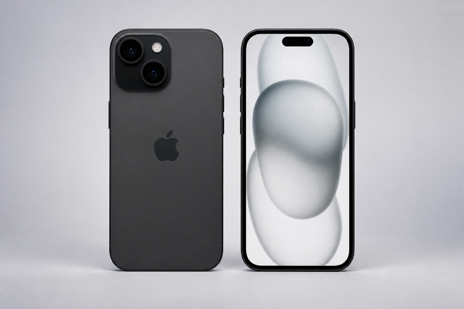 iPhone 15 ainda vale a pena comprar em 2026? Análises técnicas detalhadas iPhone 15 em vista frontal e traseira