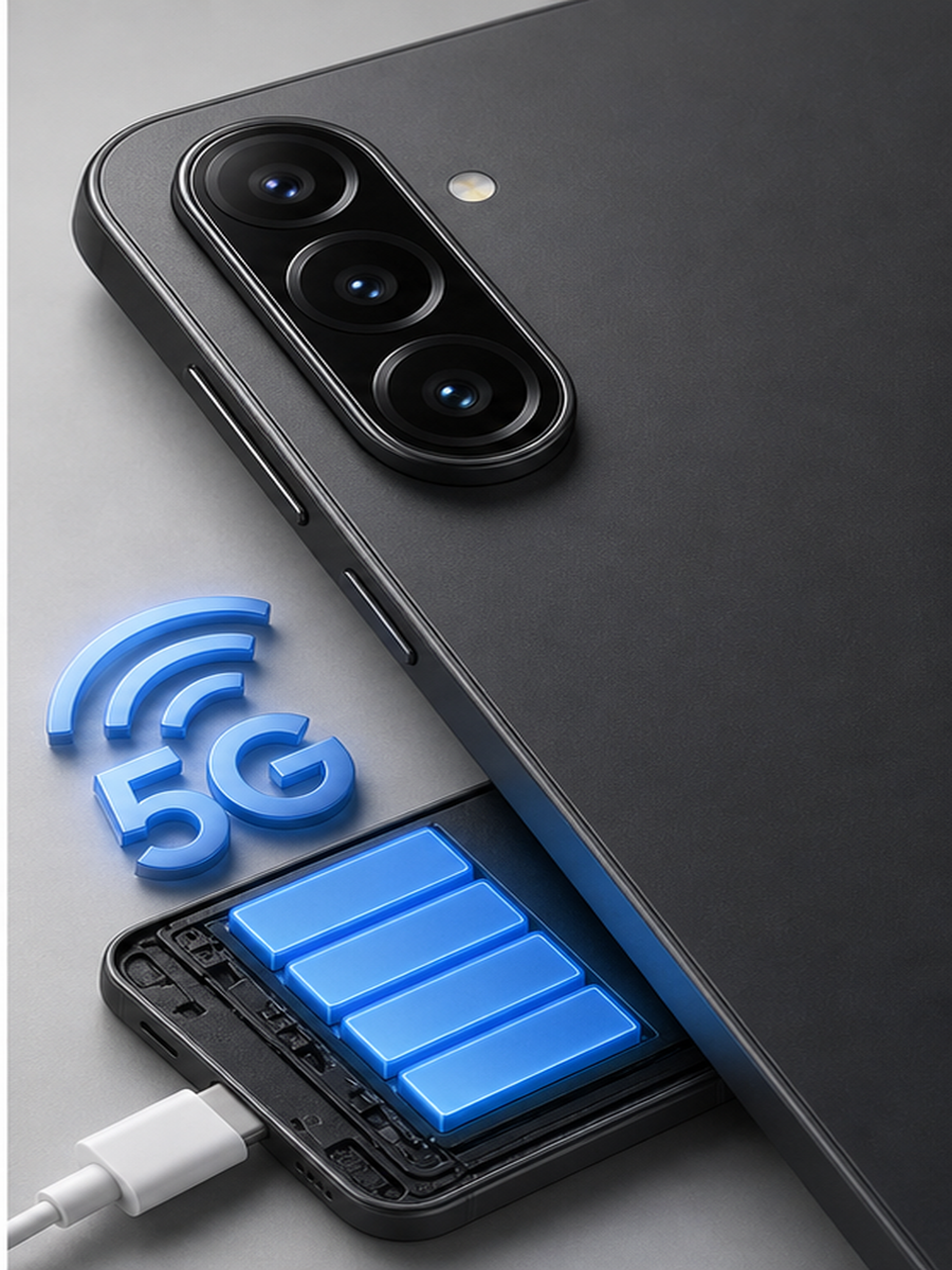 Camera tripla, 5G e carregamento USB-C do Galaxy A56 5G em artigo de custo-beneficio