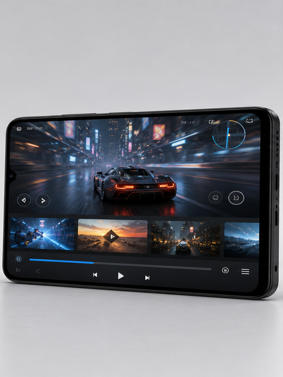 Tela do POCO C75 com apps e jogos leves para comparar celular ate R$ 800