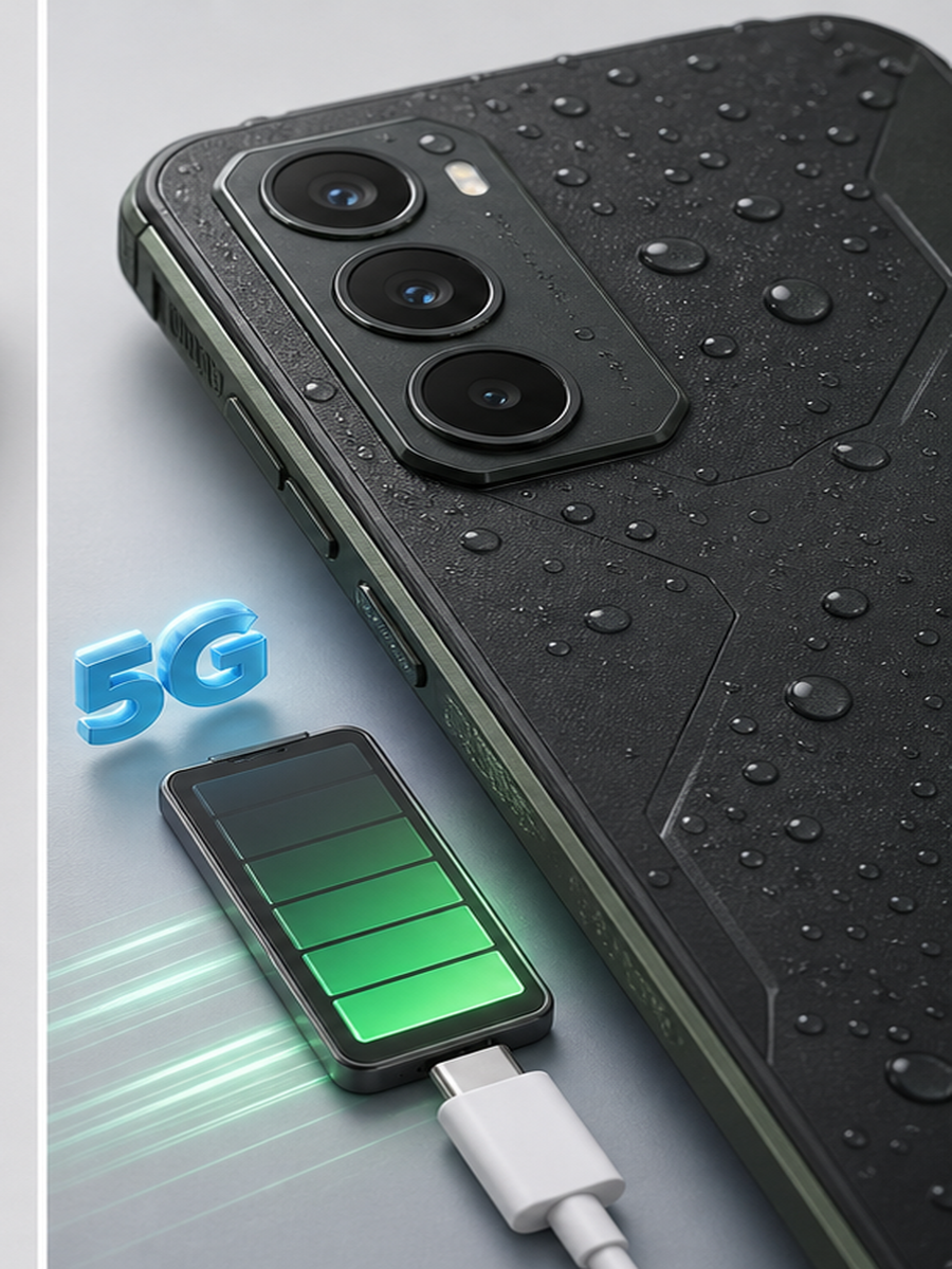 Camera, resistencia contra agua e carregamento USB-C do Realme 14x em artigo de custo-beneficio