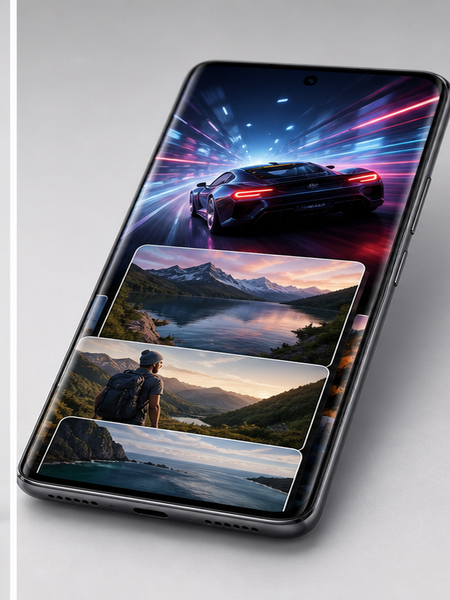 Xiaomi Redmi com tela grande e modulo de camera destacado