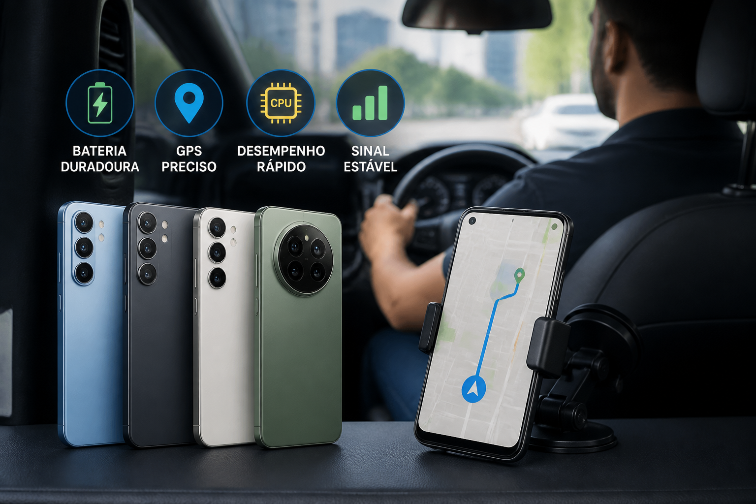 Imagem destacada sobre Melhores Celulares Motoristas de Aplicativo em 2026: Completo e Atualizado