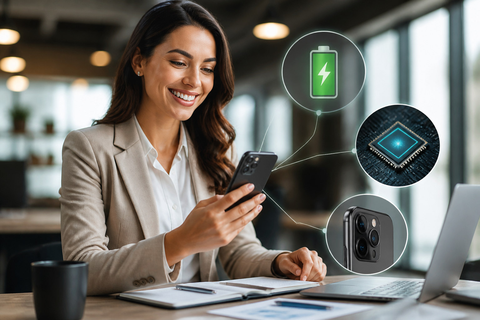 Os melhores celulares quem trabalha com vendas: bateria, desempenho e câmera aplicado a smartphones