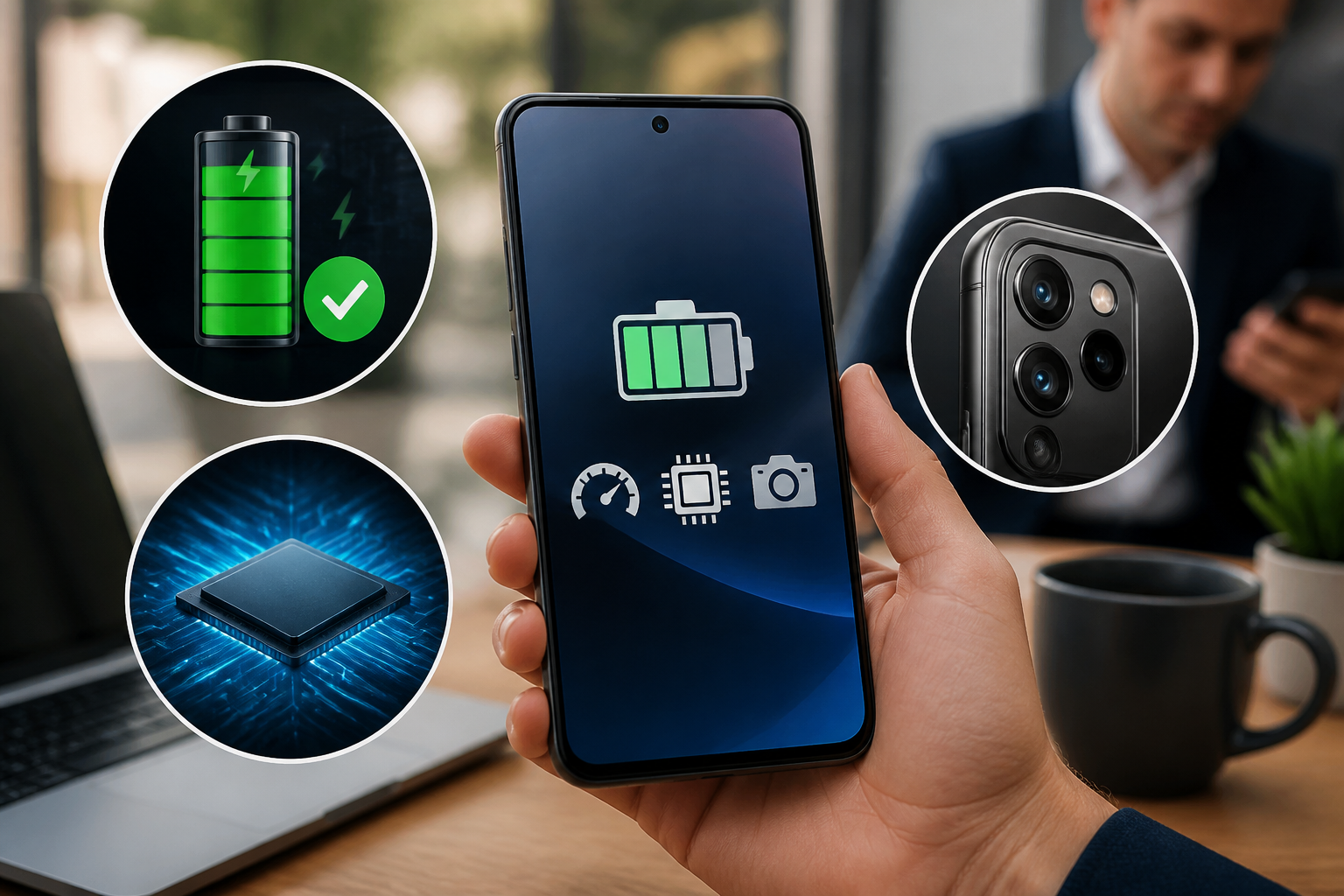 Detalhes sobre Os melhores celulares quem trabalha com vendas: bateria, desempenho e câmera