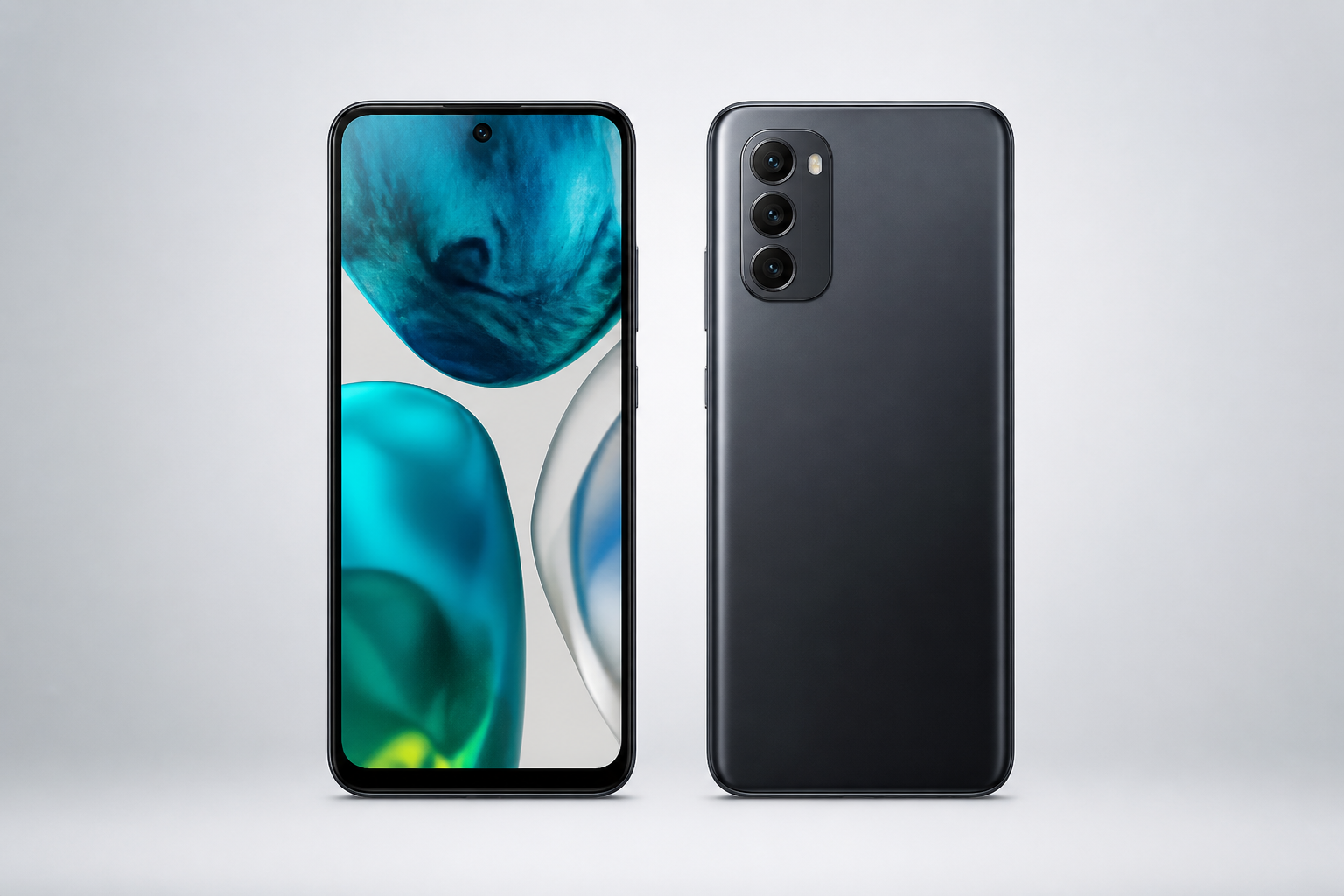 Moto G52 ainda vale a pena em 2026? Entenda as vantagens e limitações Moto G52 em vista frontal e traseira
