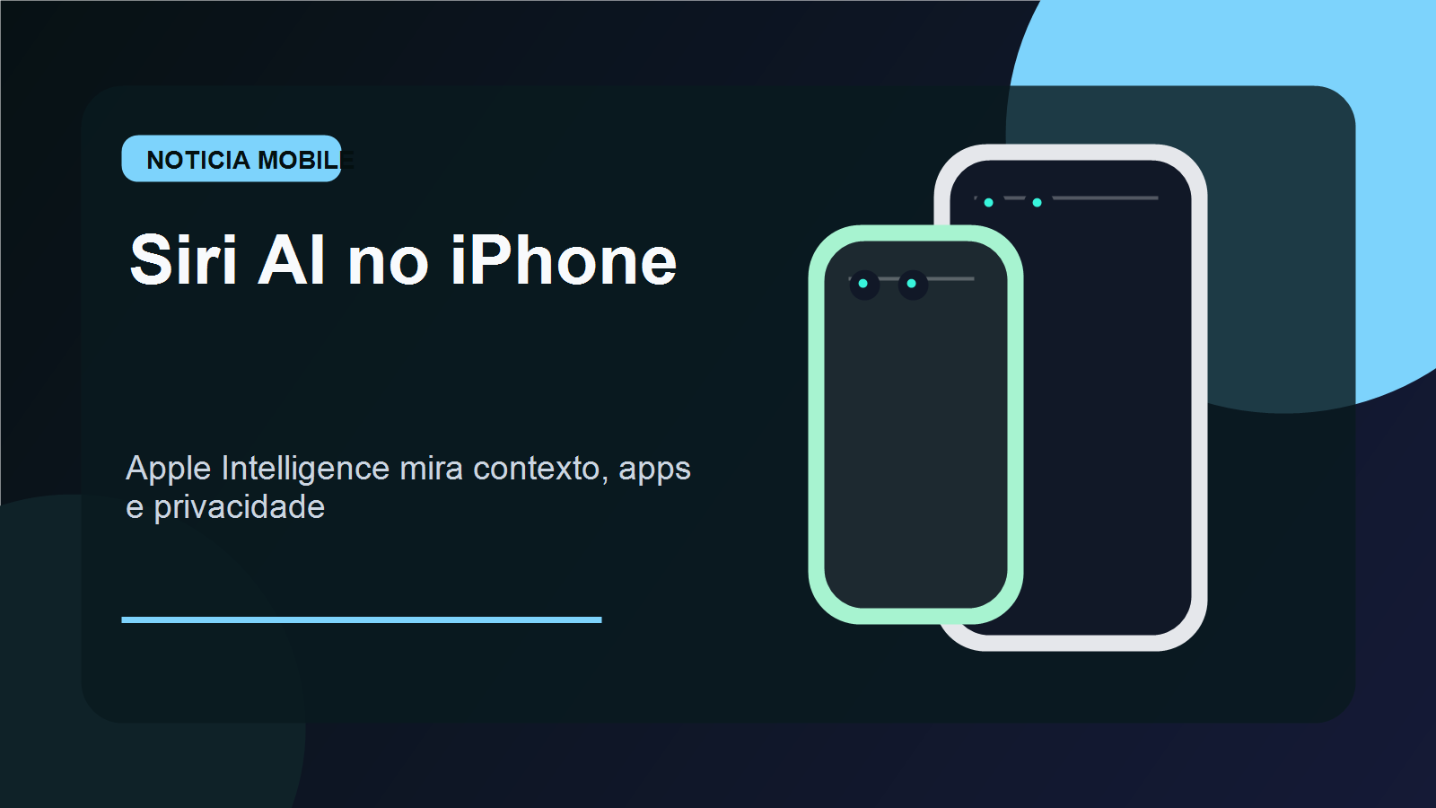 Siri AI no iPhone com interface de inteligencia artificial e Apple Intelligence
