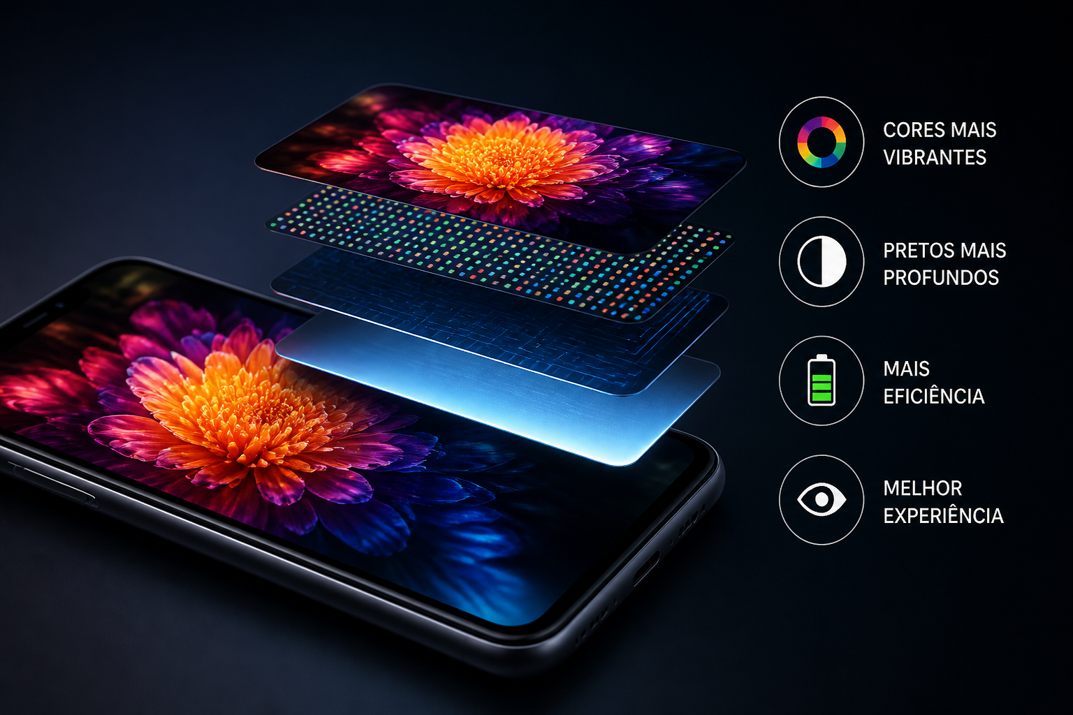 Entenda o que é AMOLED e por que dita o futuro das telas de celulares aplicado a smartphones