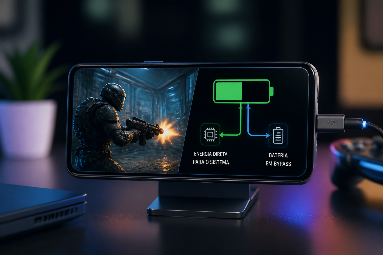 O que é carregamento bypass e por que ele importa seu celular aplicado a smartphones