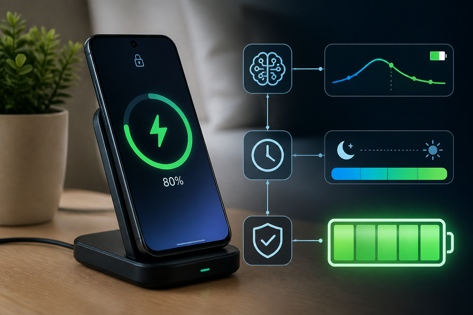 O que é carregamento inteligente? Guia completo para preservar a bateria do seu celular Imagem destacada sobre O que é carregamento inteligente? completo preservar a bateria do seu celular