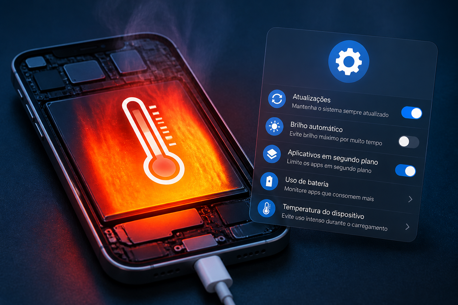Detalhes sobre Por que o celular pode estar esquentando muito? Entenda as causas e como evitar