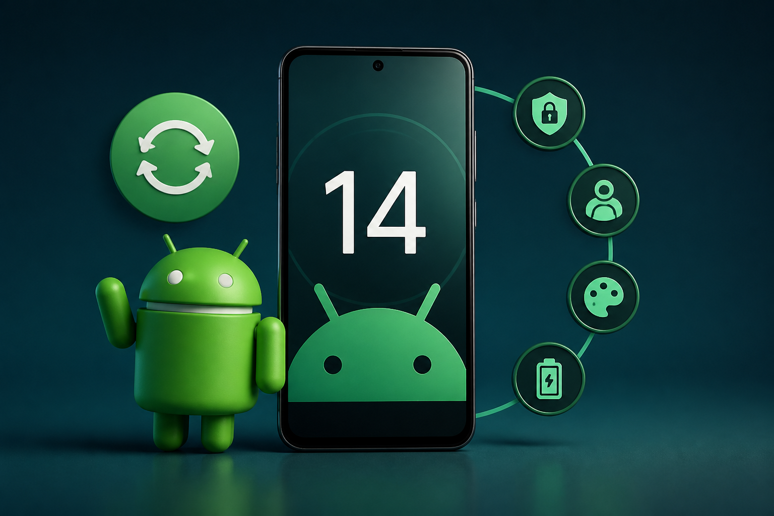 Detalhes sobre Android 14