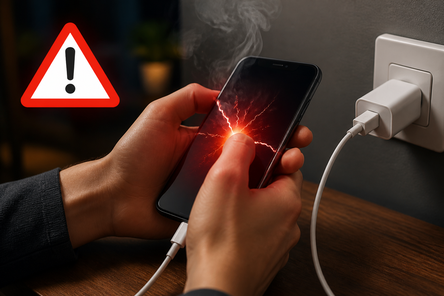 Detalhes sobre Os Riscos de Usar o Celular Enquanto Está Carregando