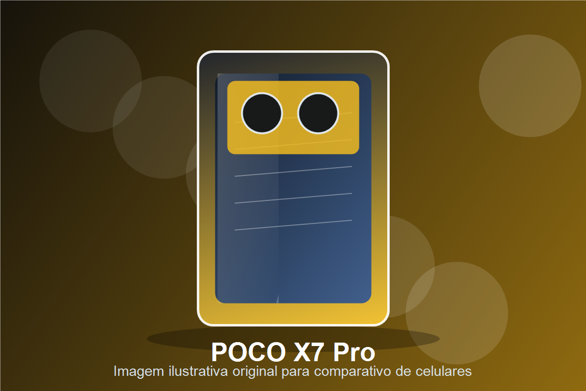 Imagem realista original do POCO X7 Pro para comparativo de desempenho em jogos, bateria e carregamento rapido