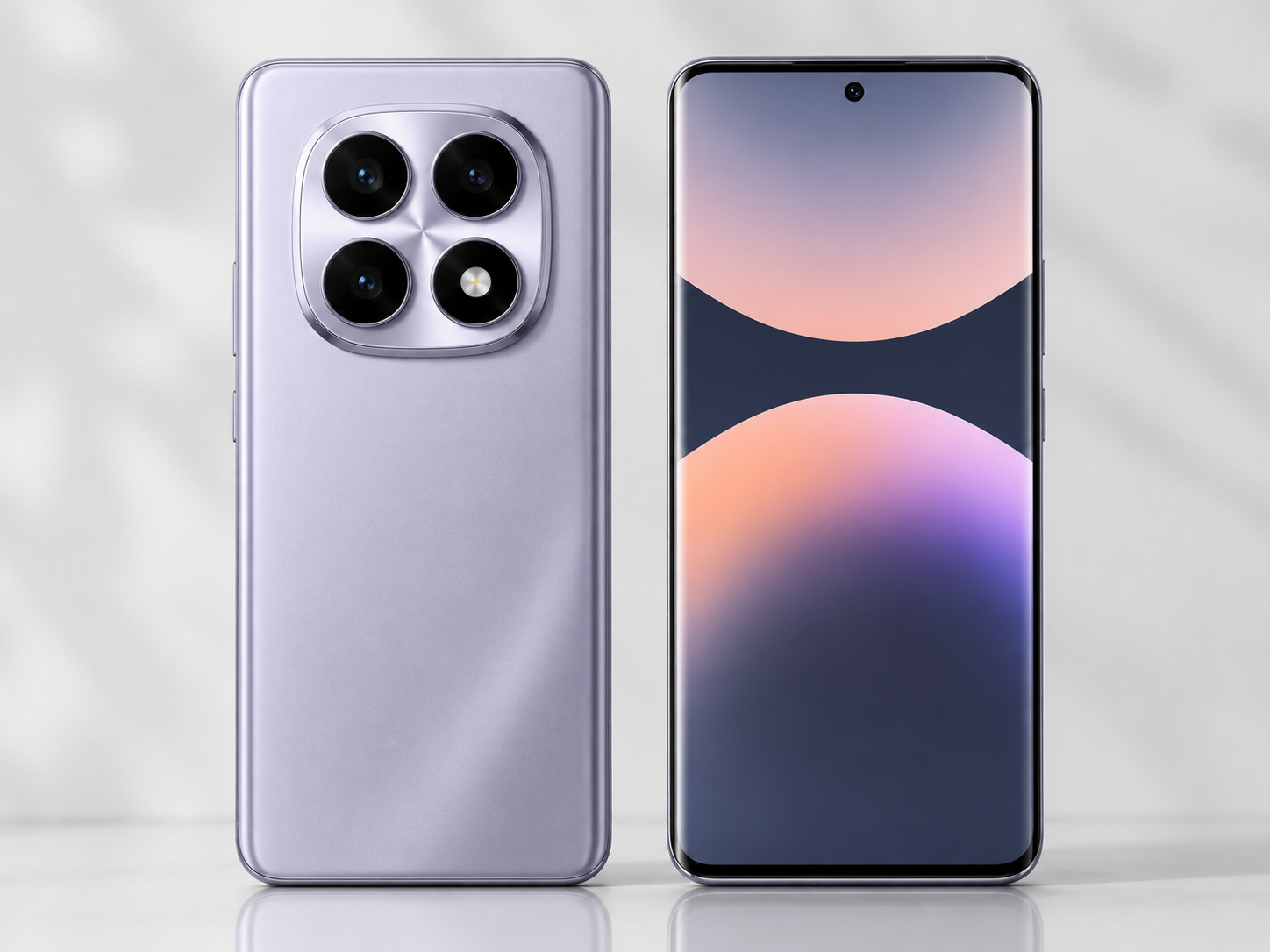 Imagem realista sem logo do Redmi Note 14 Pro 5G com camera de 200 MP e tela AMOLED 120 Hz