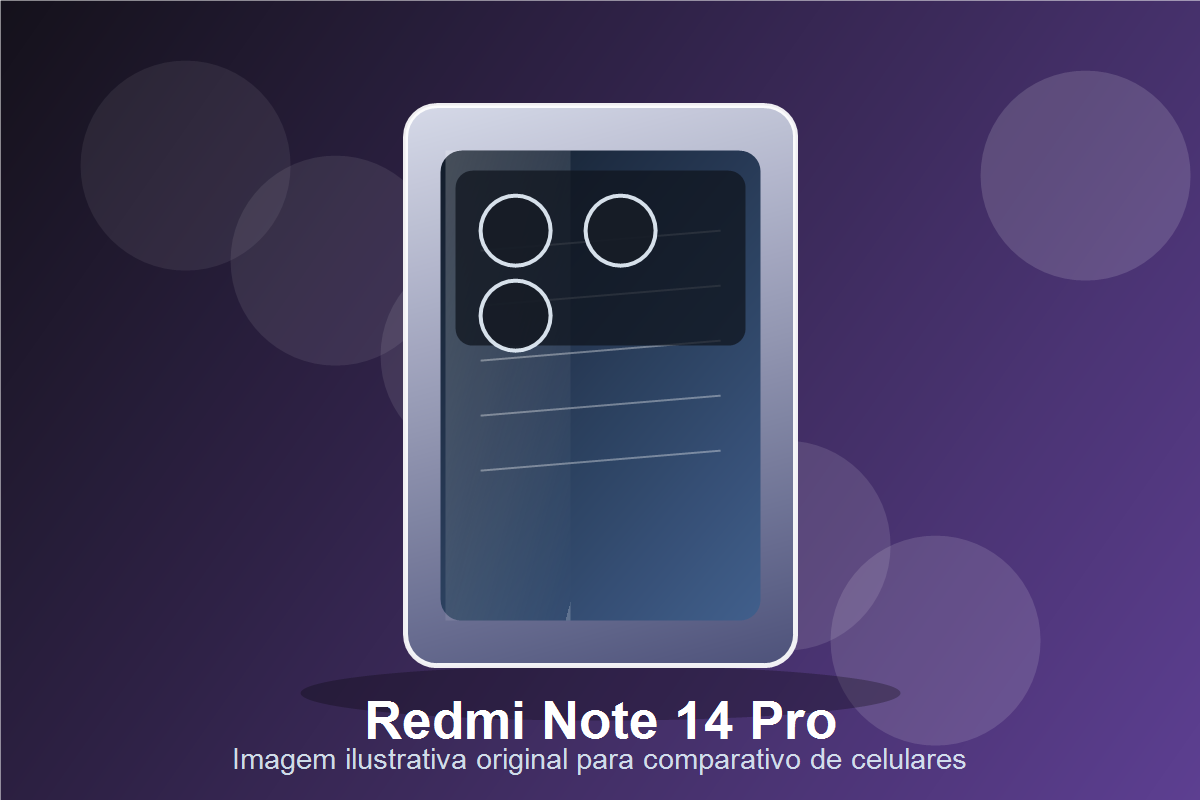 Imagem realista original do Redmi Note 14 Pro 5G com foco em camera de 200 MP e tela AMOLED 120 Hz