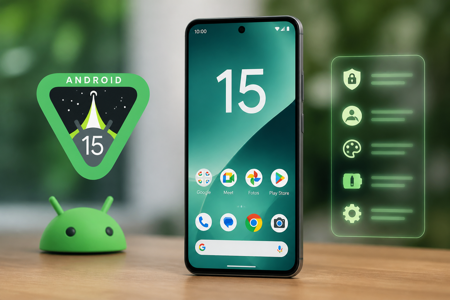 Android 15 aplicado a smartphones